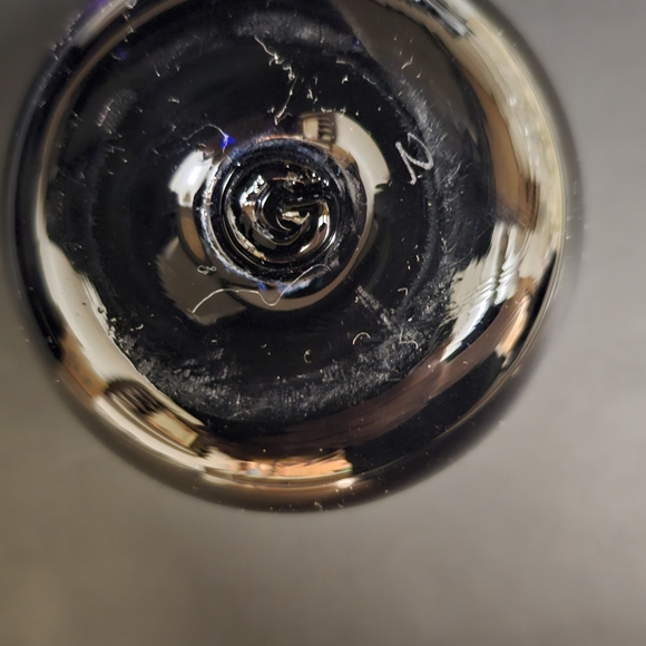 VINTAGE ERIC BRAKKEN MODERN STUDIO ART GLASS ROUND PAPER WEIGHT - Picture 5 of 5